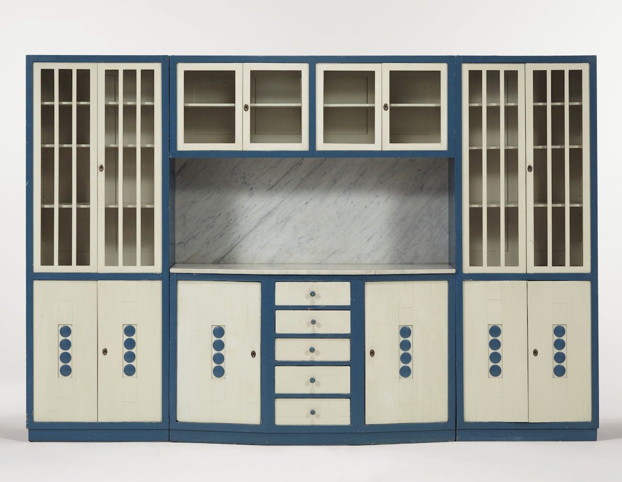 IMPORTANT CABINET, DESIGNED FOR THE HERMANN WITTGENSTEIN APARTMENT, VIENNA by Josef Hoffmann