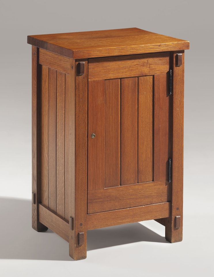 SMOKER'S CABINET, MODEL NO. 522 by Gustav Stickley