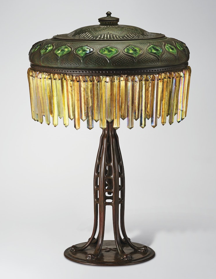 'JEWELED PRISM' TABLE LAMP by Tiffany Studios