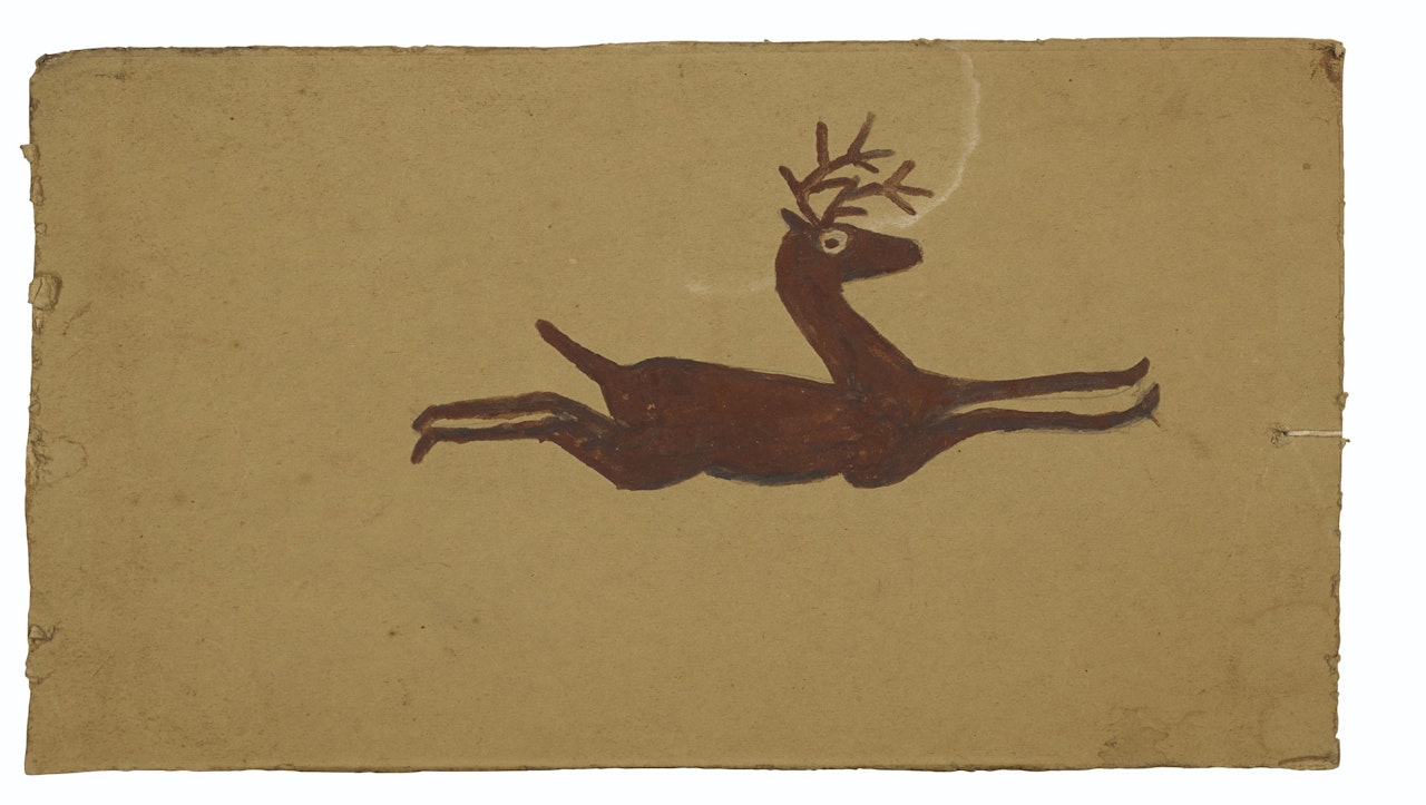 Running Deer by Bill Traylor