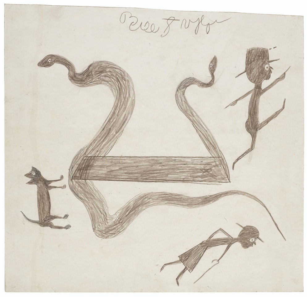 Exciting Event with Snake by Bill Traylor