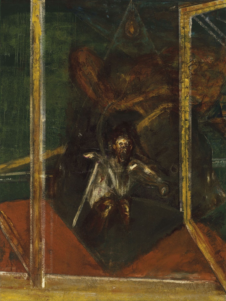 Hanging Man by Frank Bowling