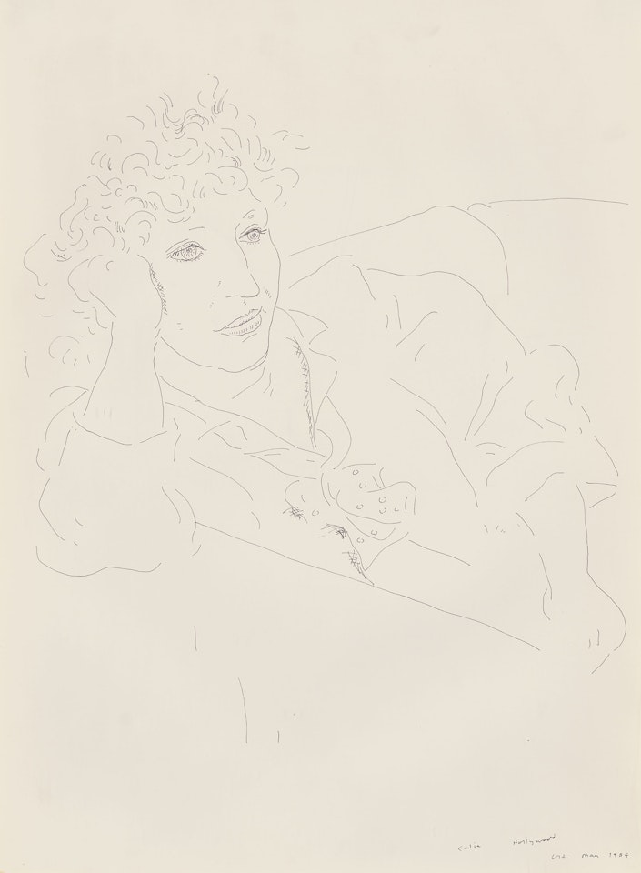 Celia, Hollywood by David Hockney