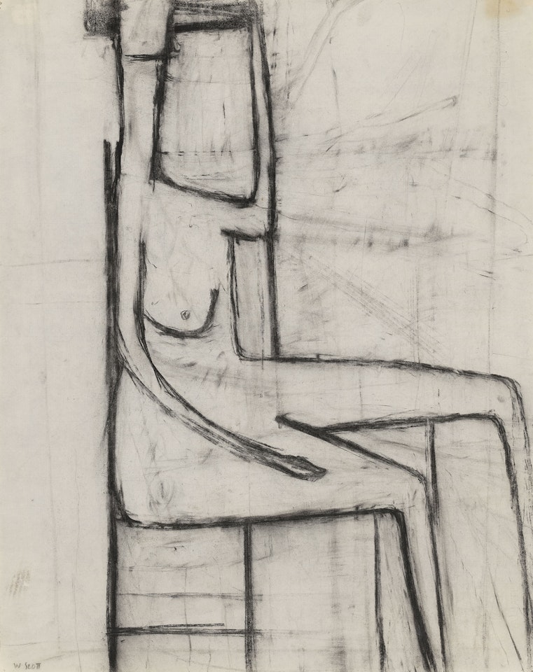 Seated Girl by William Scott