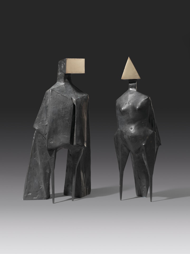 Maquette V Two Winged Figures by Lynn Chadwick