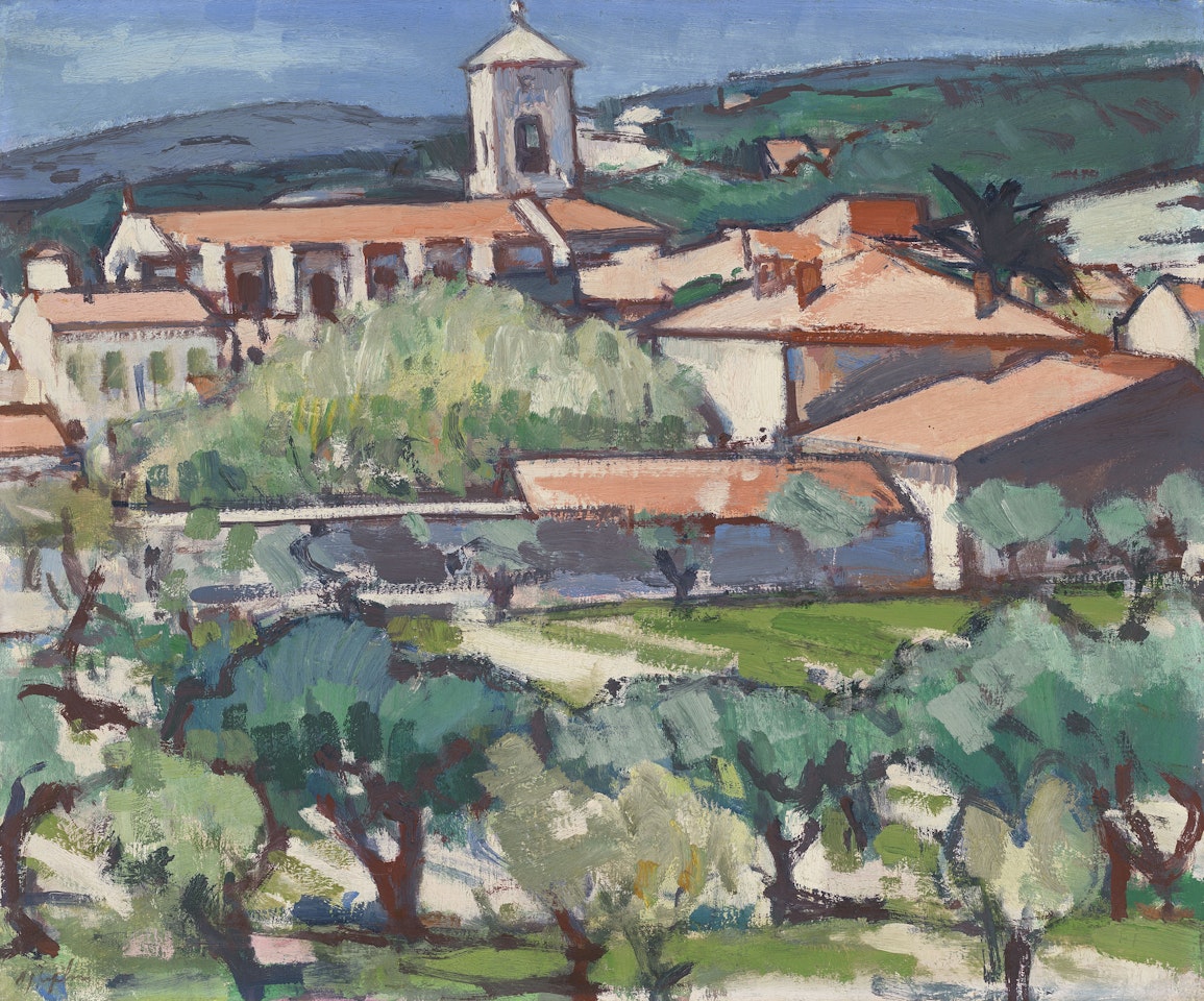 Church at Cassis by Samuel John Peploe
