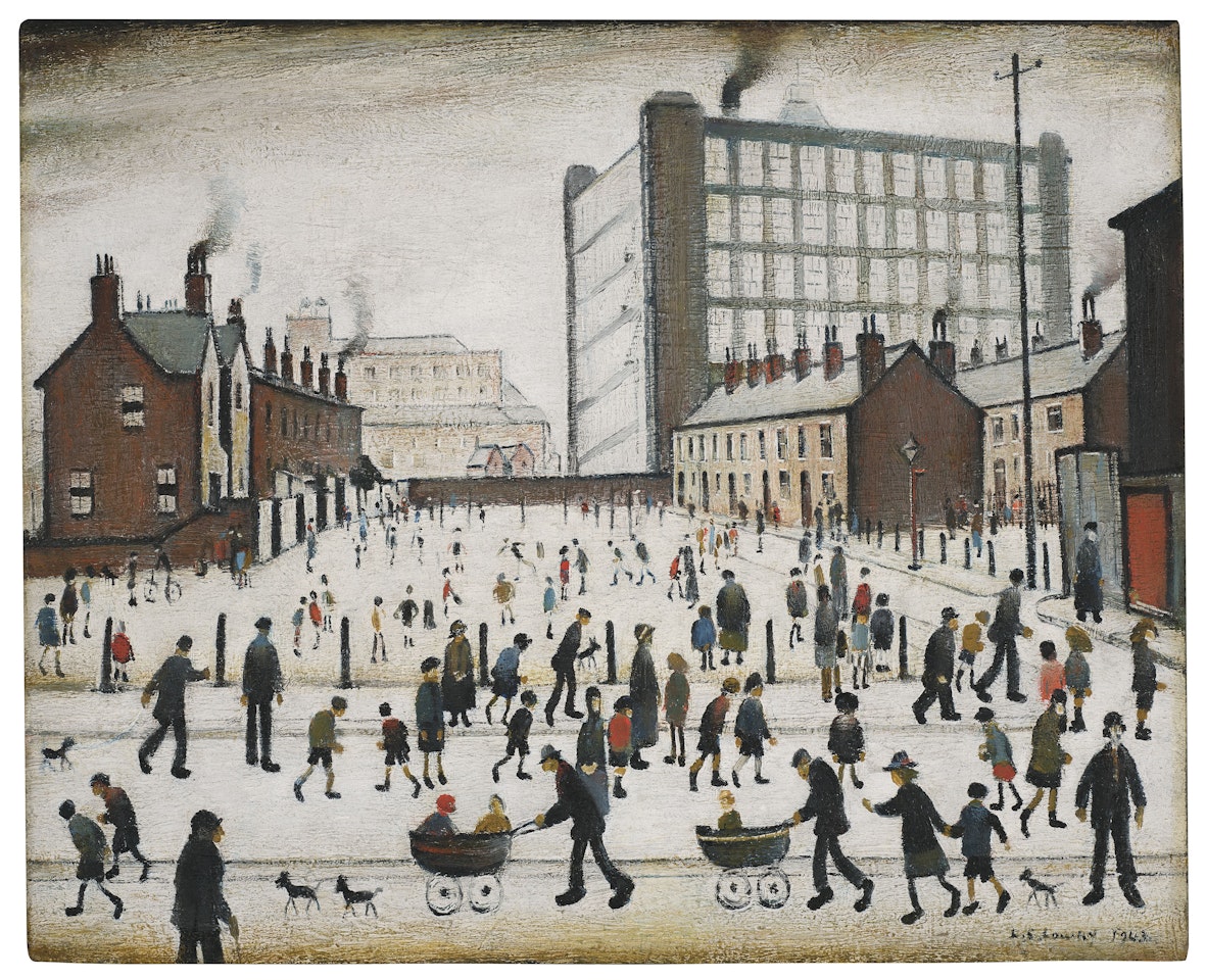 The Mill, Pendlebury by Laurence Stephen Lowry