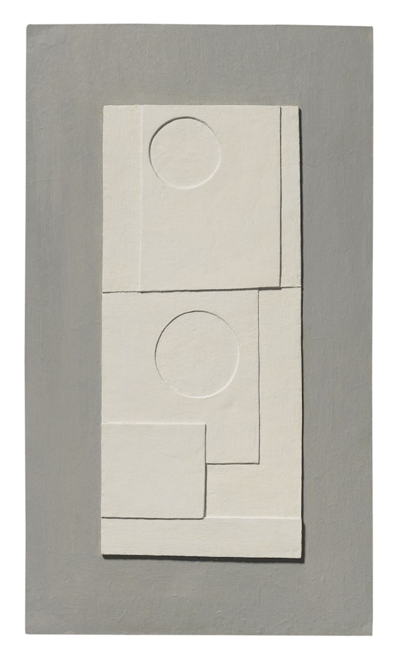 1934 (white relief) by Ben Nicholson, O.M.