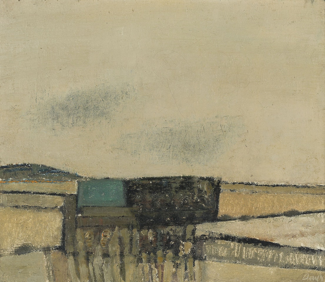 Landscape with Fir Plantation by Prunella Clough