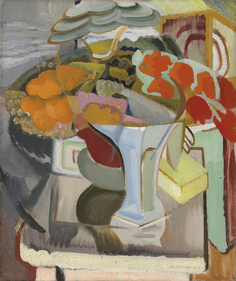 Still Life with Azaleas by Ivon Hitchens