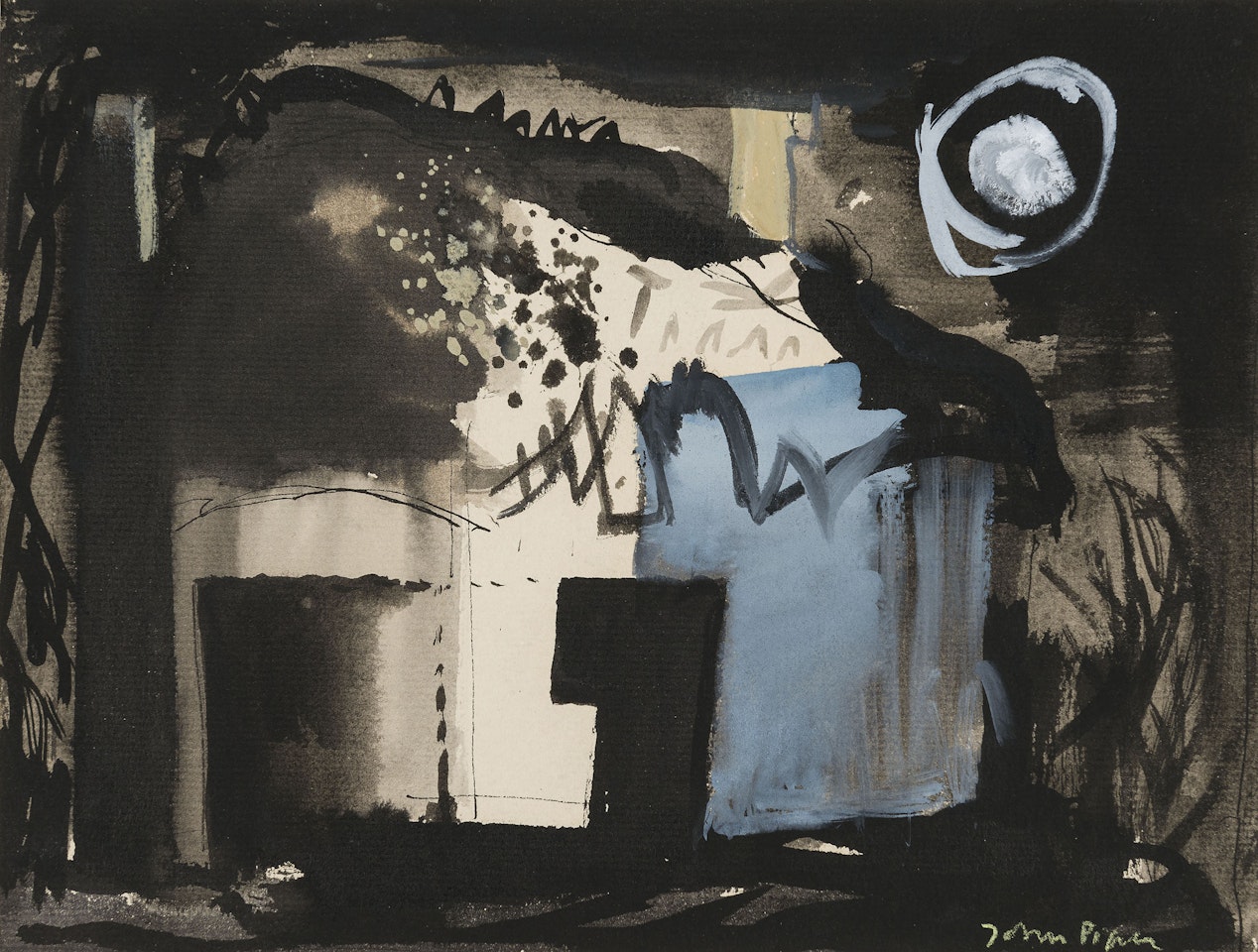 Ruined Cottage, Stadhampton by John Piper