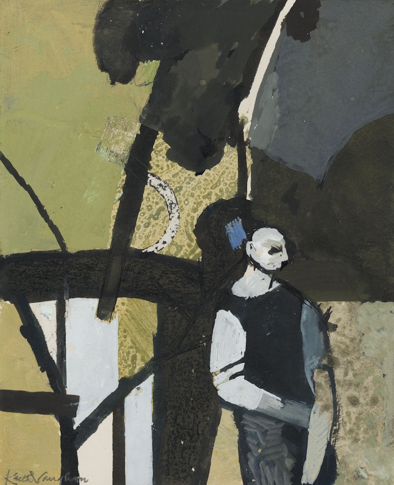 Study of Woodman in a Clearing by Keith Vaughan