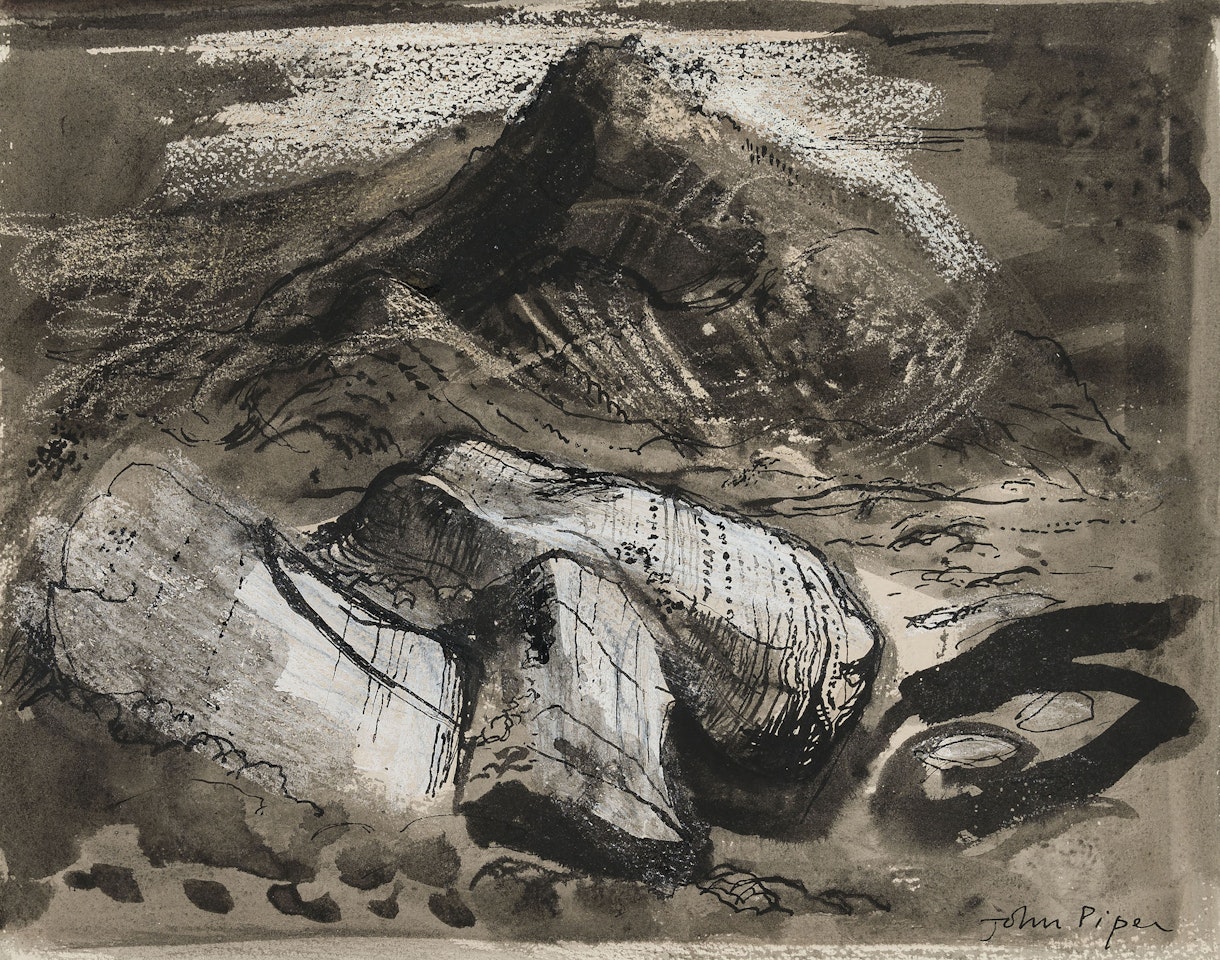 Welsh Mountain Landscape by John Piper