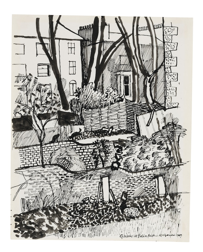 The Artist's Garden in Belsize Park by Keith Vaughan