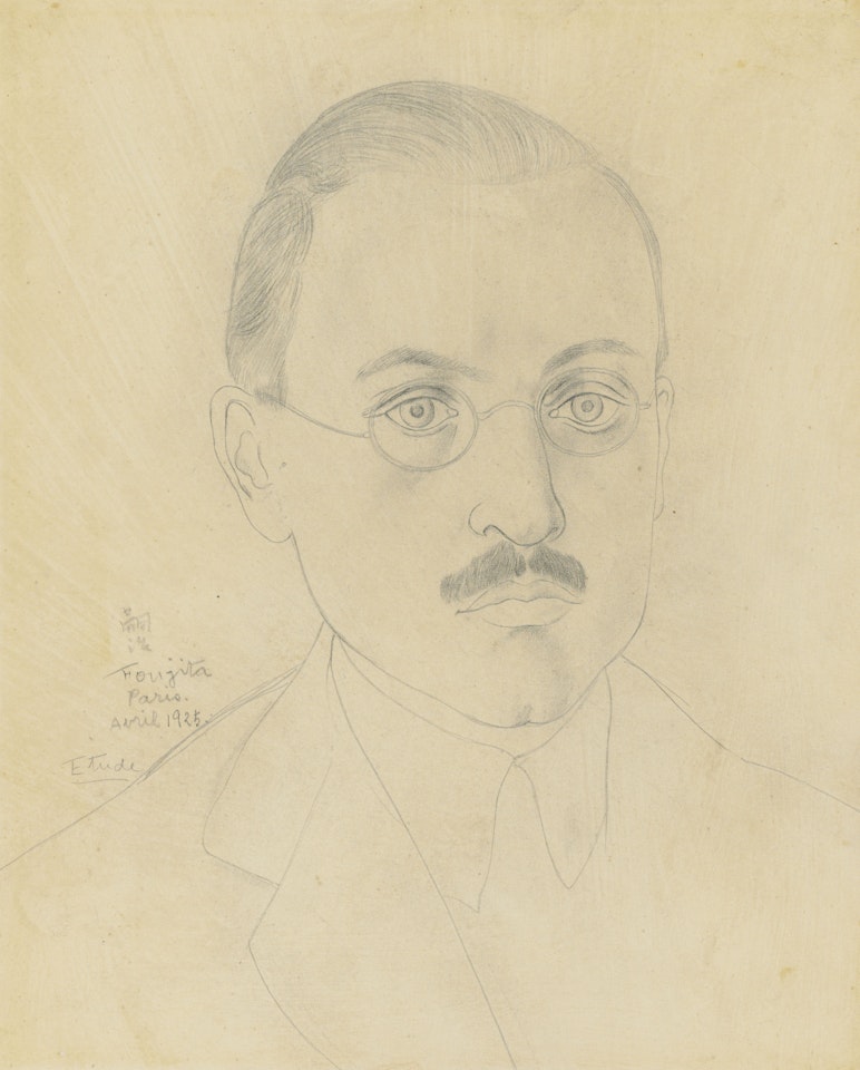 Étude du portrait d'Alfred Julien Loewer by Leonard Tsuguharu Foujita