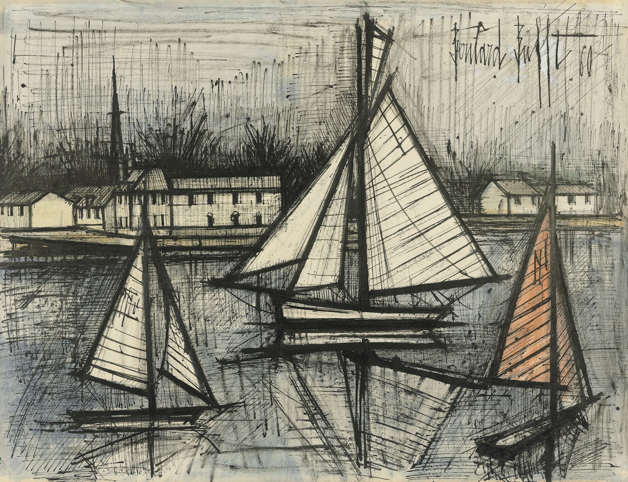 Les voiliers by Bernard Buffet