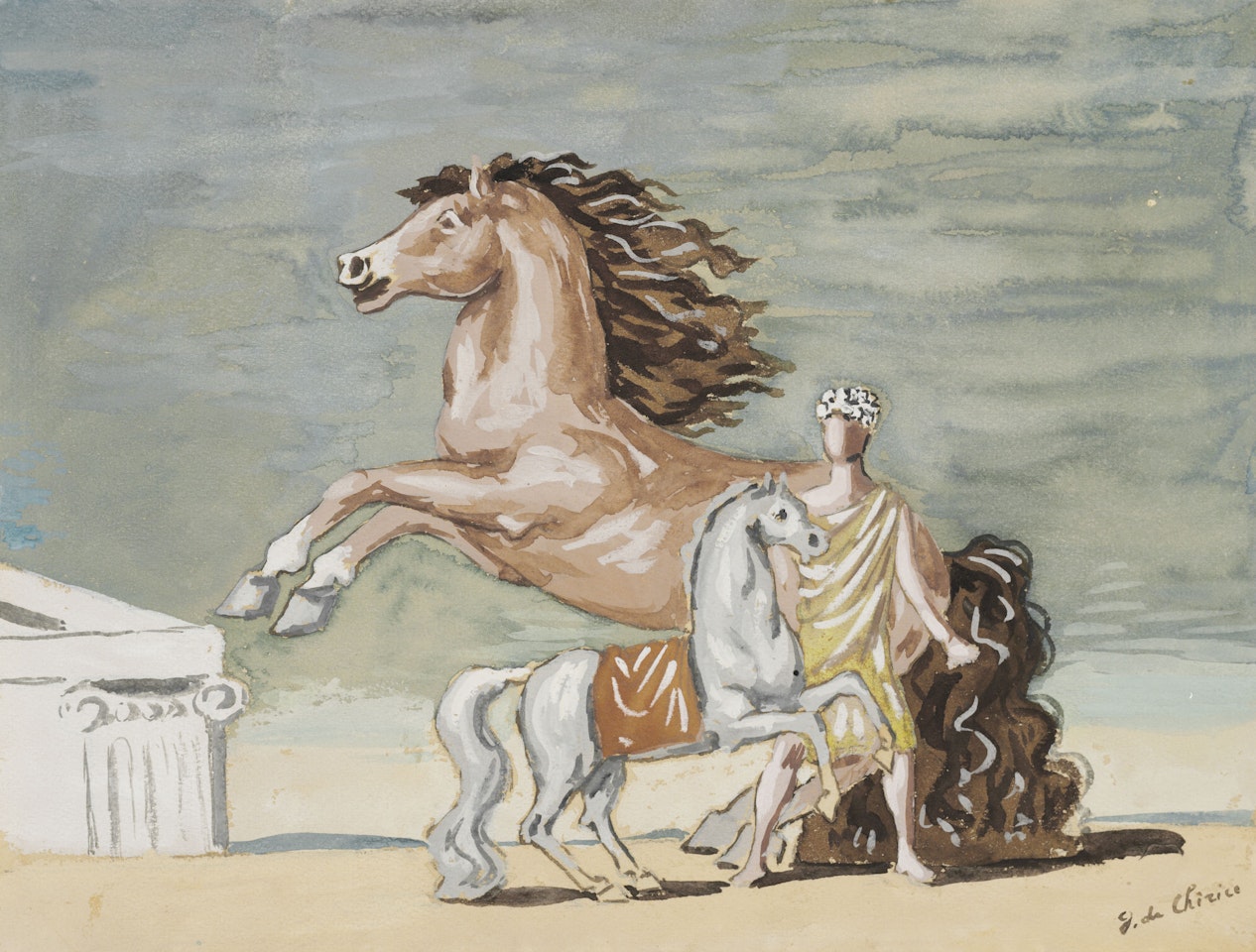 Il palafreniere by Giorgio de Chirico