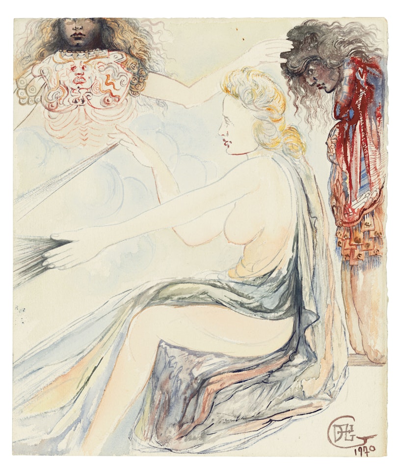 Le voile de Pénélope by Salvador Dali