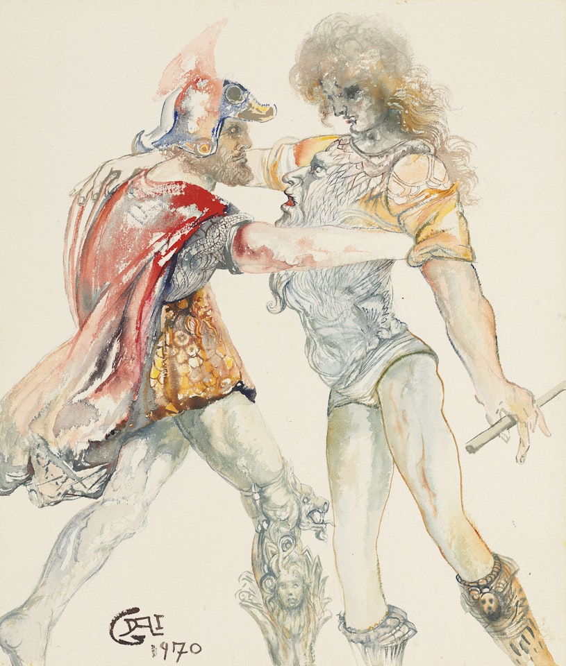 Ulysse et son fils Télémaque by Salvador Dali