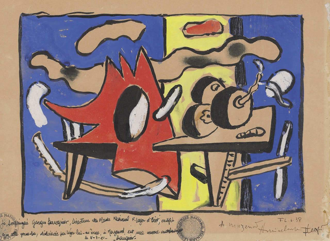 Composition by Fernand Leger