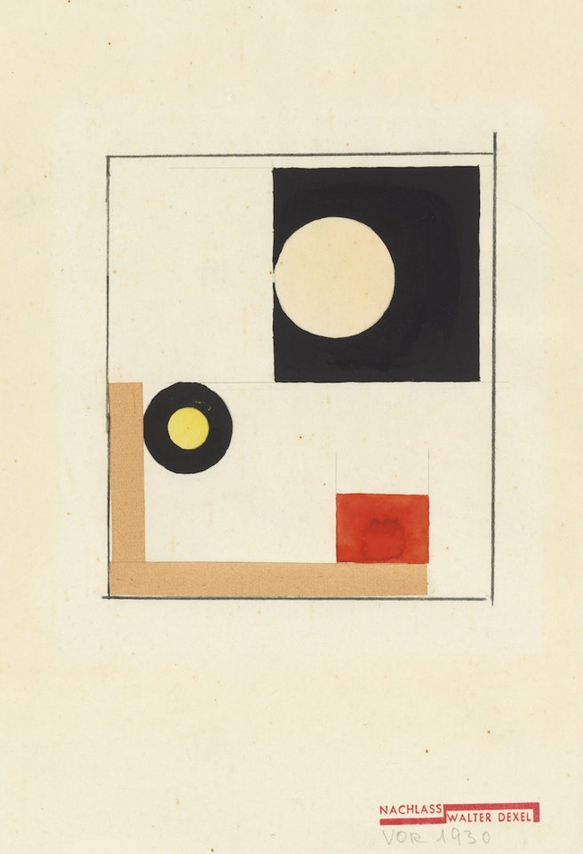 Quadrat und Kreis by Walter Dexel