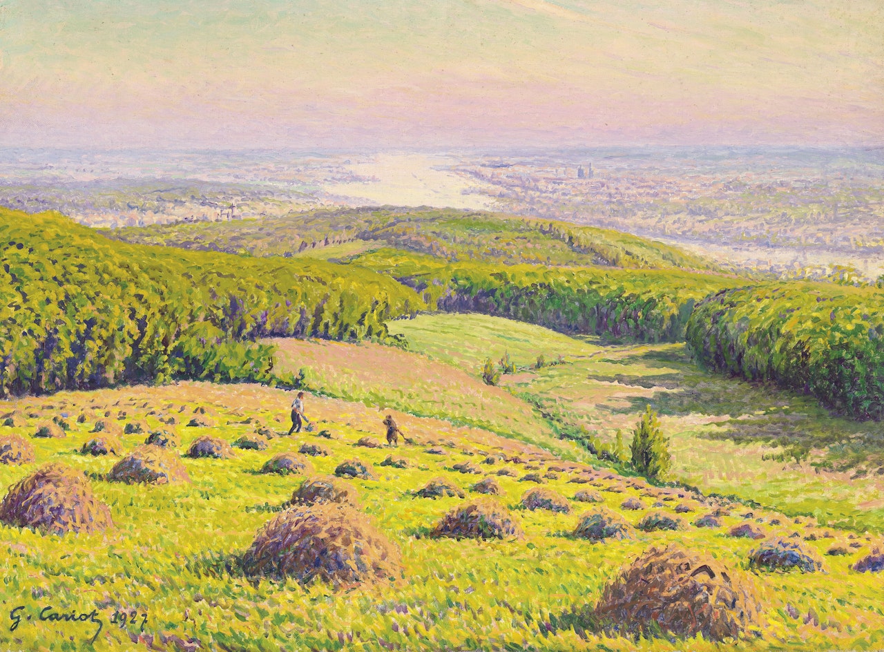 La vallée by Gustave Cariot