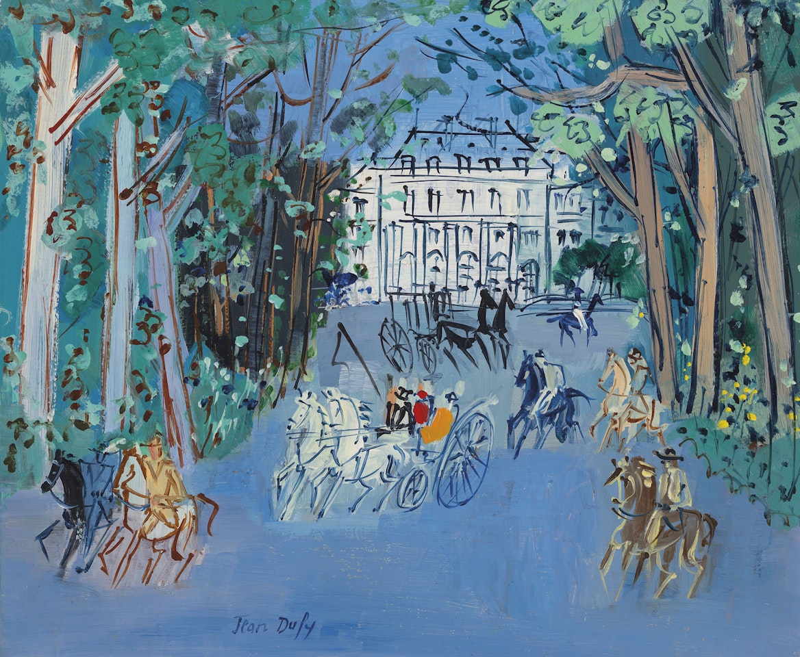Calèches et cavaliers by Jean Dufy