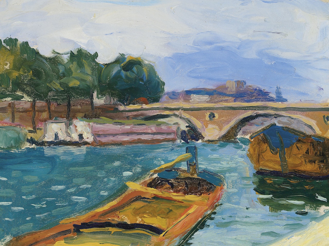 Paris, Pont sur la Seine by Albert Marquet