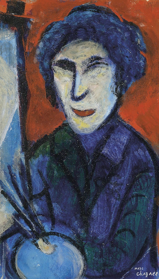 Le peintre by Marc Chagall