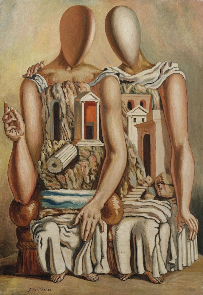 Oreste e Pilade by Giorgio de Chirico