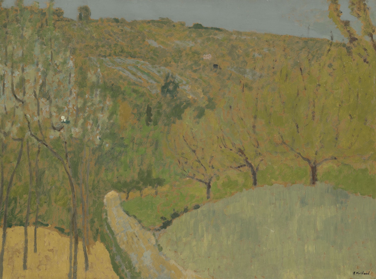 Les arbres sur le coteau by Édouard Vuillard
