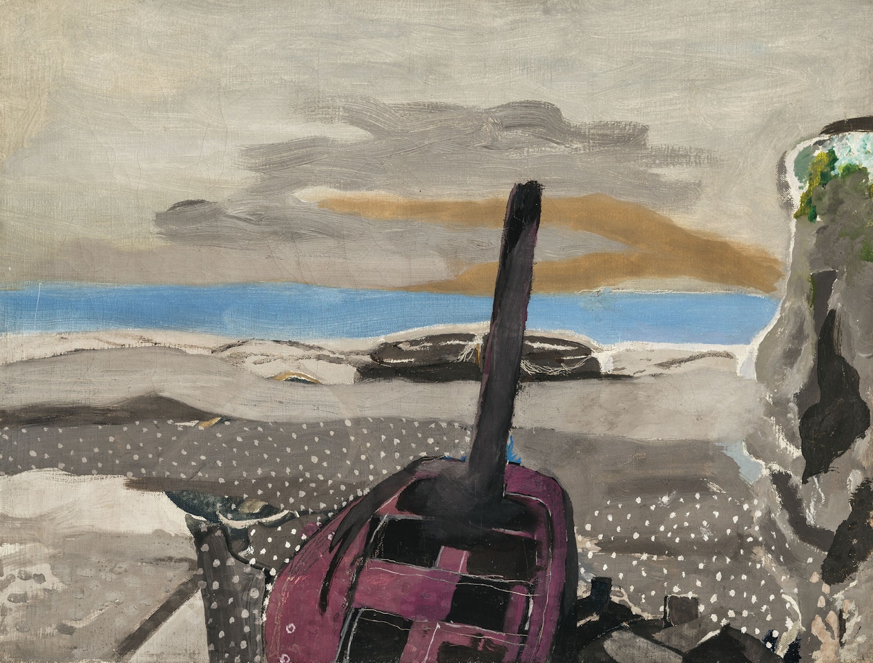 Barque et falaise by Georges Braque
