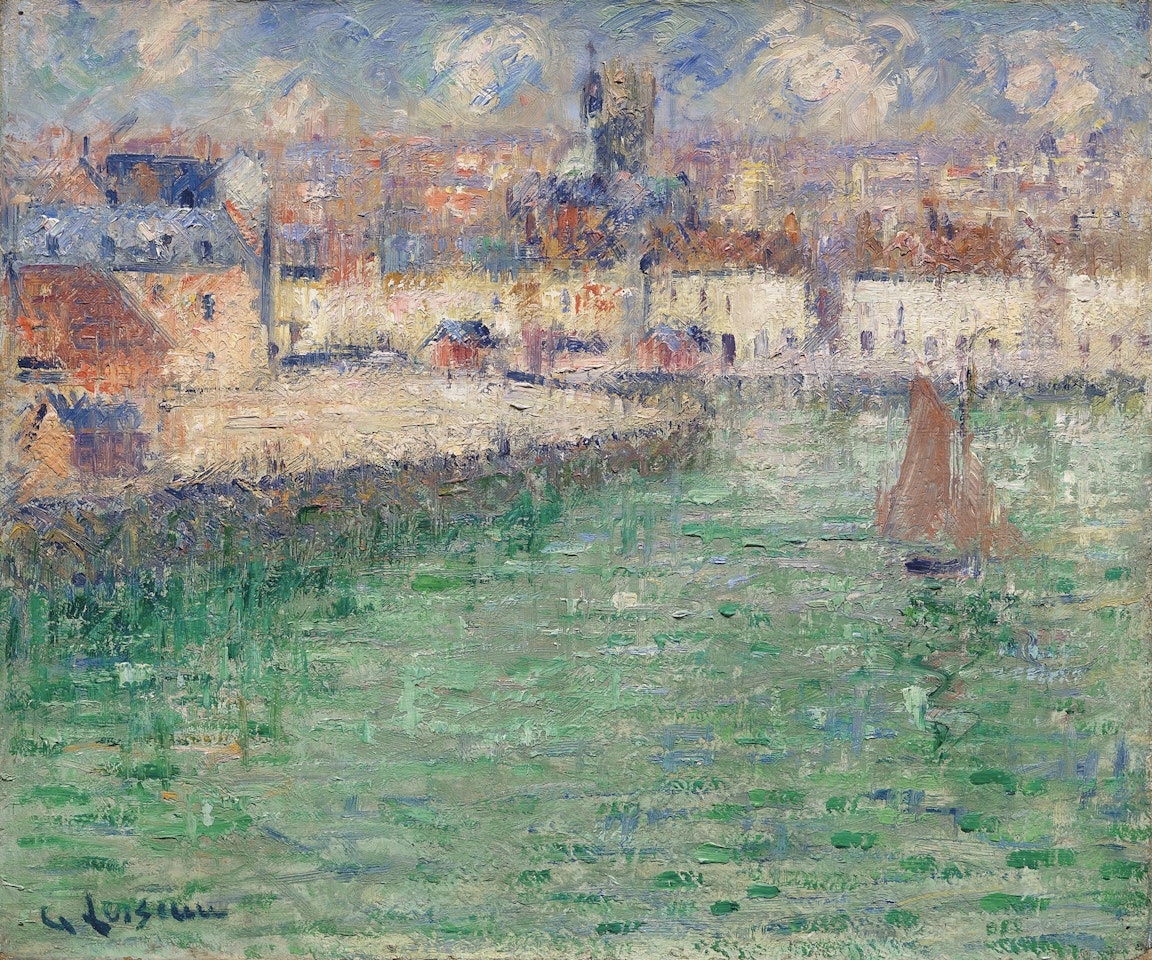 Le port de Dieppe by Gustave Loiseau