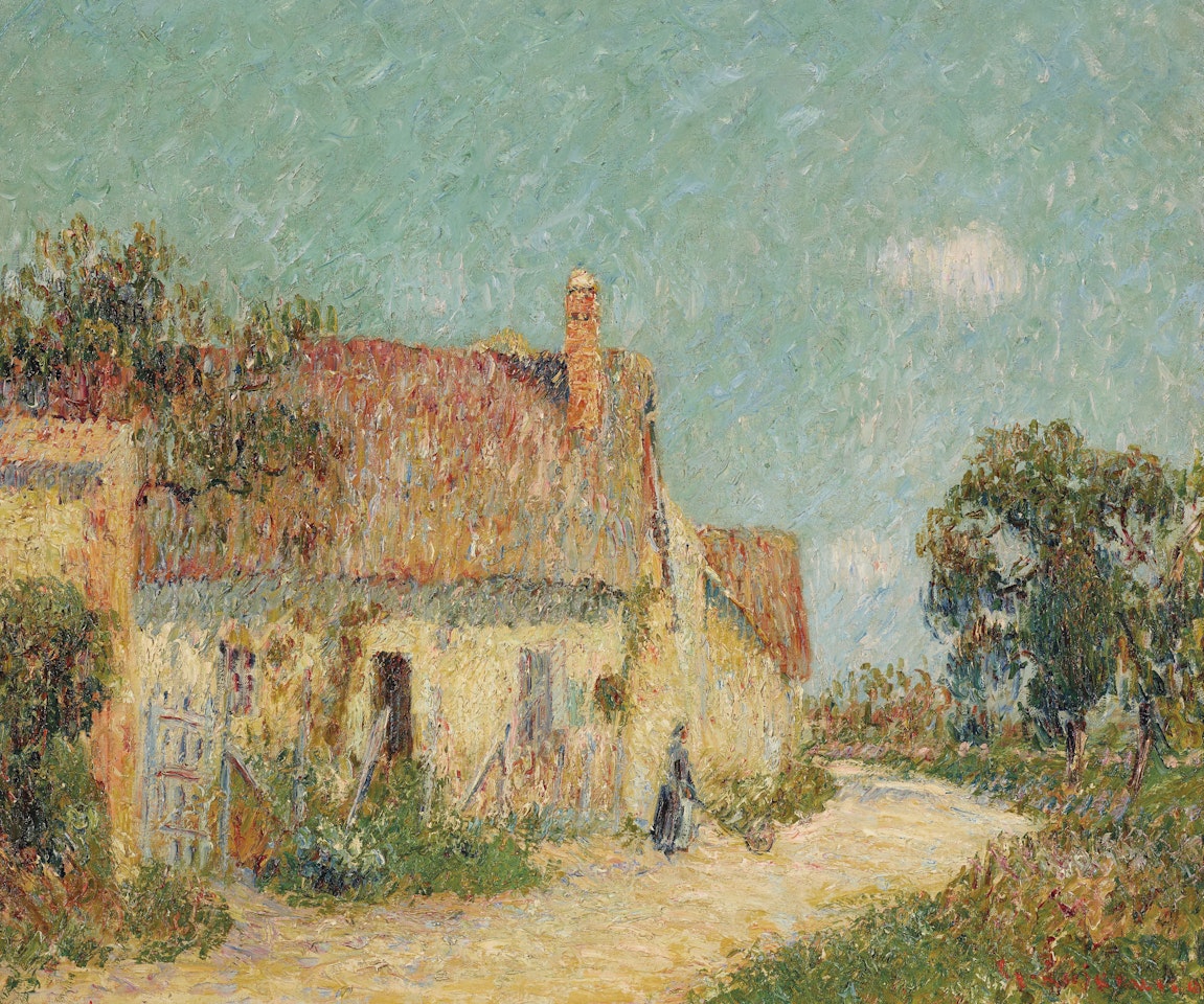 Chaumière en Normandie by Gustave Loiseau