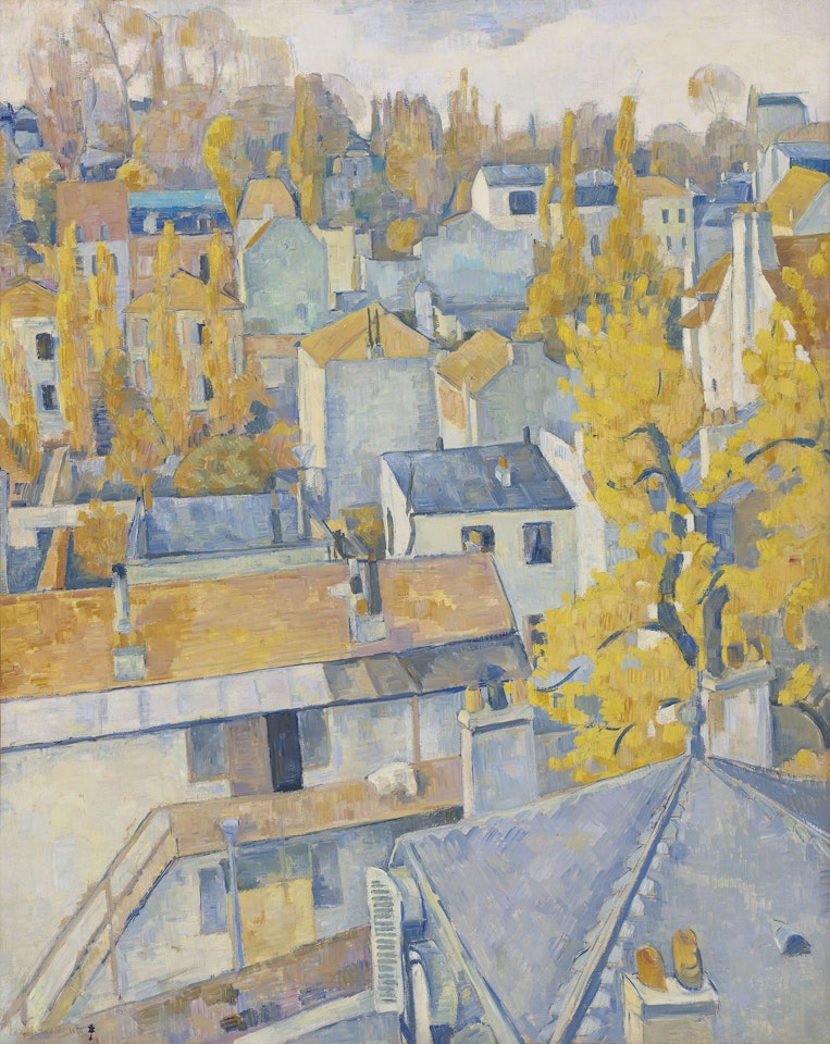 Vue des toits by Emile Bernard