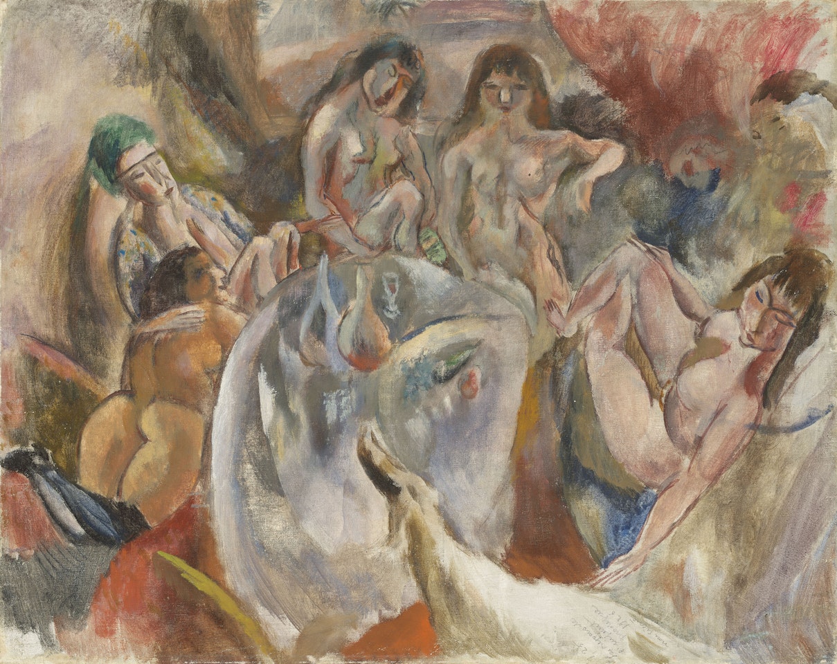 L'attente de l'enfant prodigue by Jules Pascin