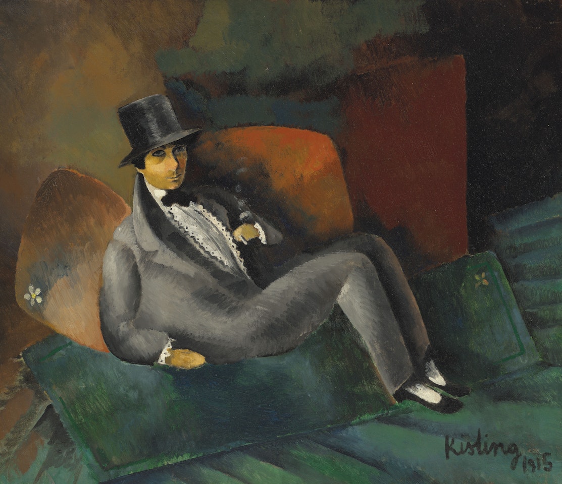 Portait de Francis de Miomandre by Moïse Kisling