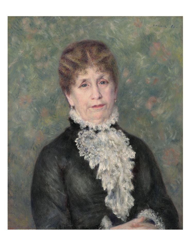 Portrait de Madame Fould (La femme au jabot) by Pierre-Auguste Renoir