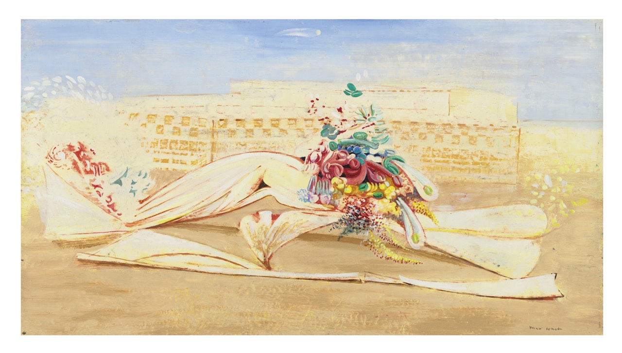 Jardin gobe-avions by Max Ernst