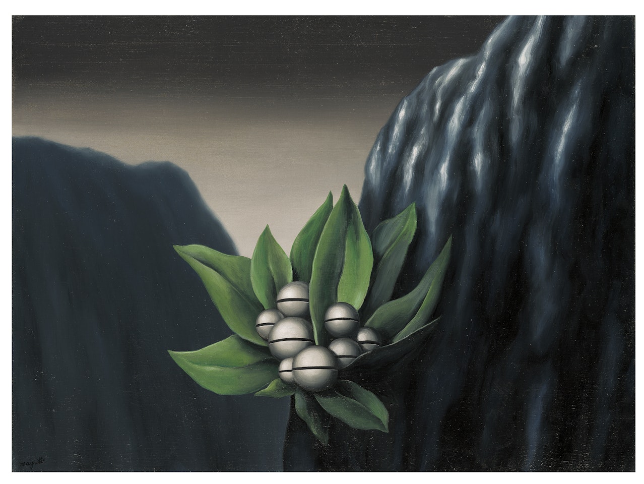 Les fleurs de l'abîme by René Magritte