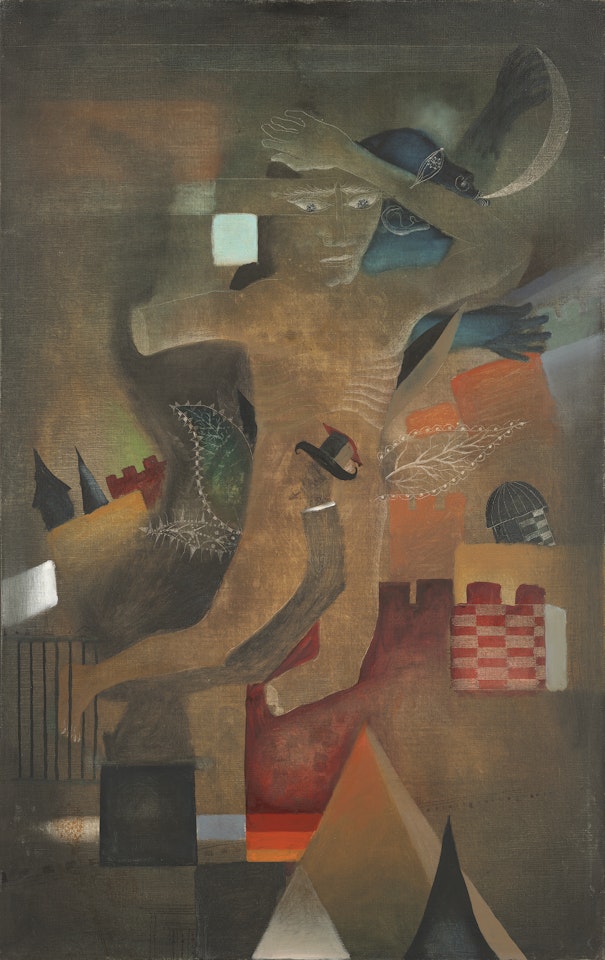 Homenatge a Miguel Hernández by Antoni Tapies