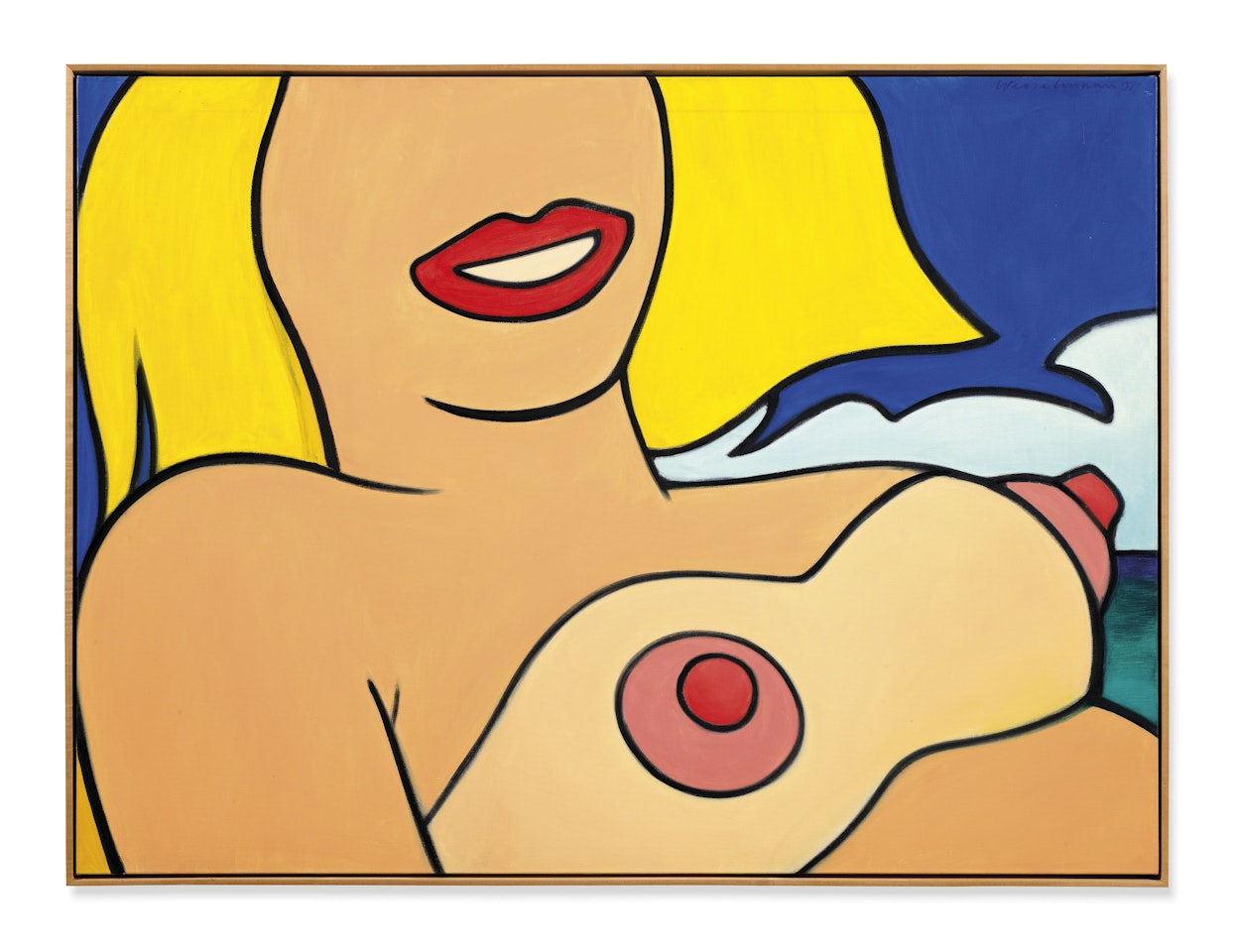 32 Year Old on the Beach by Tom Wesselmann