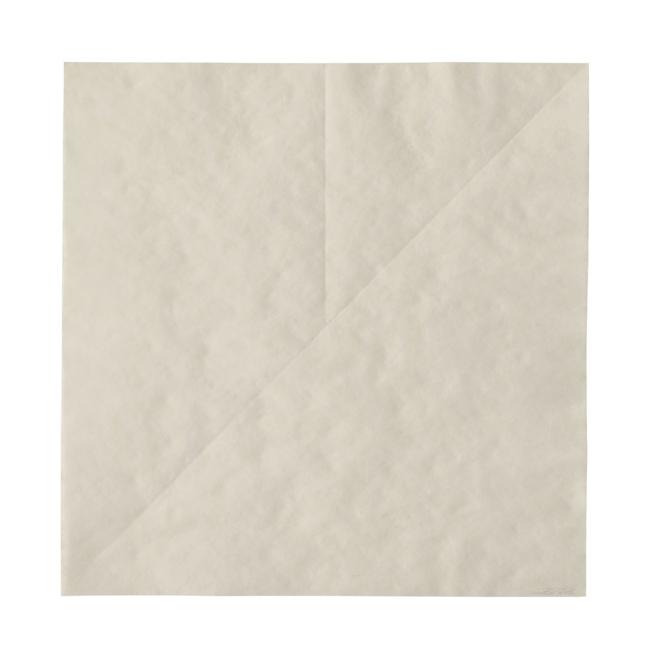 Untitled (Paper Fold) by Sol LeWitt
