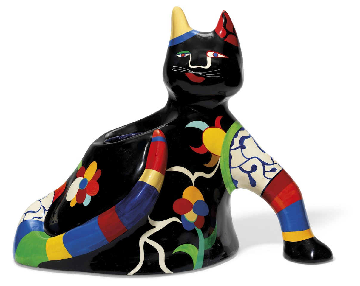 Chat vase by Niki de Saint Phalle