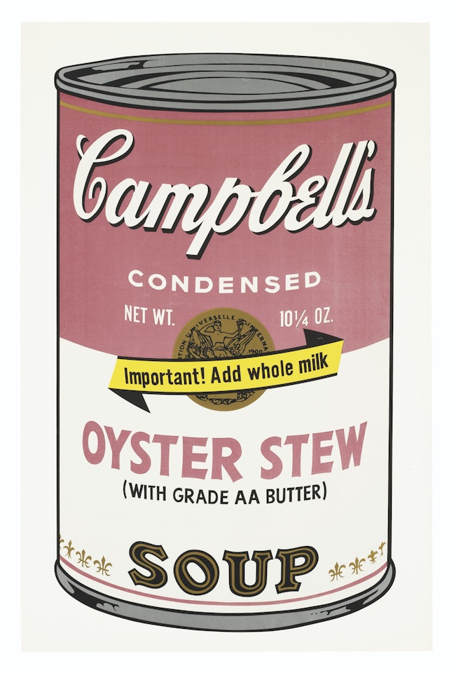 Oyster Stew, from Campbell's Soup II by Andy Warhol