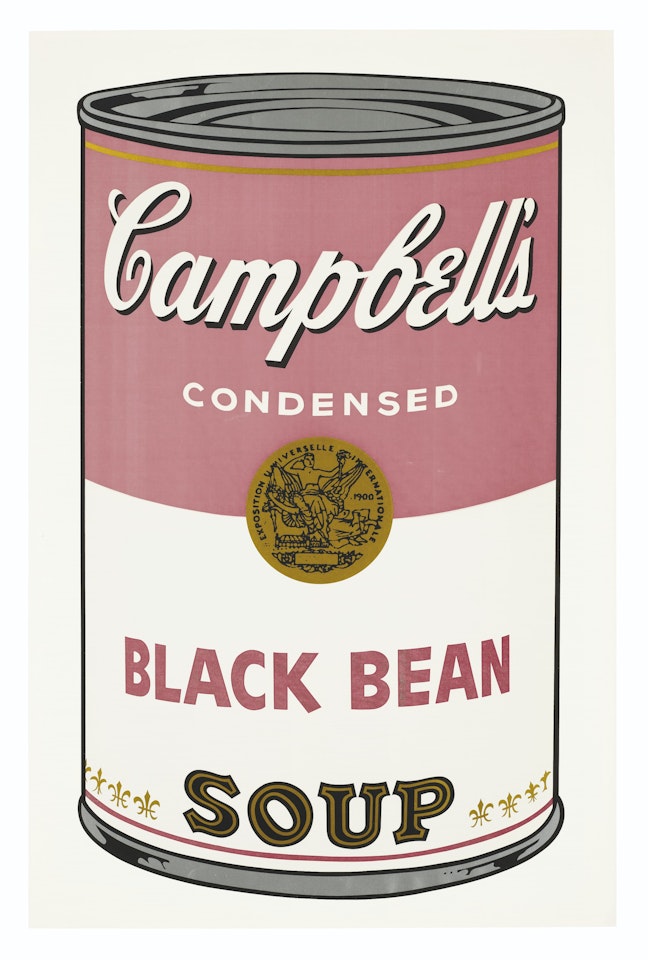 Black Bean, from Campbell's Soup I by Andy Warhol