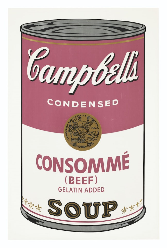 Beef Consommé, from Campbell's Soup I by Andy Warhol