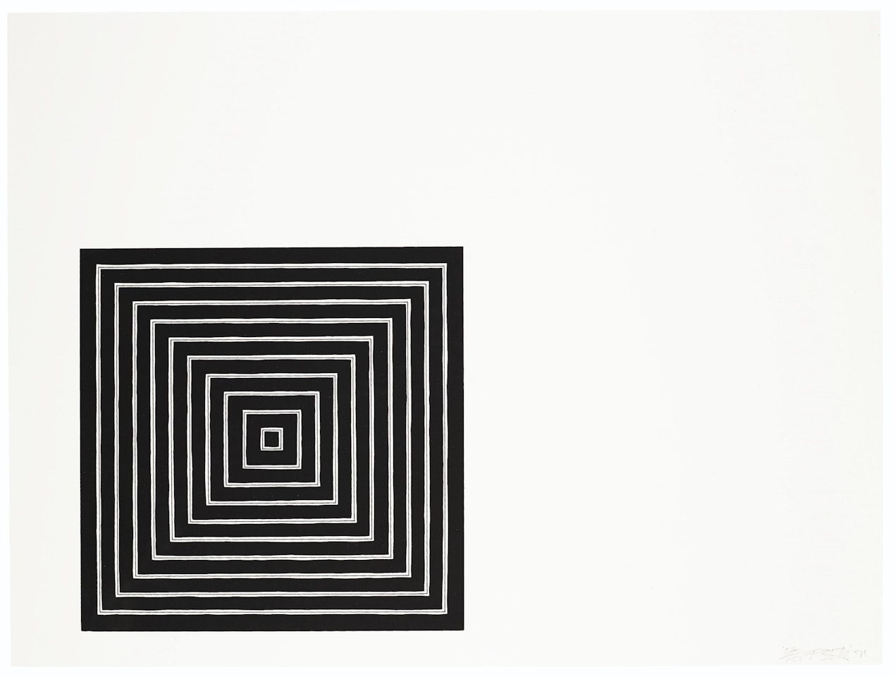 Angriff, from Conspiracy: The Artist as Witness by Frank Stella