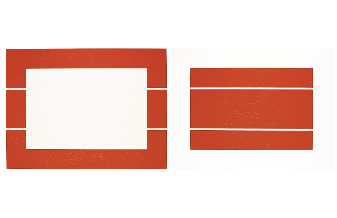 Untitled: two plates by Donald Judd