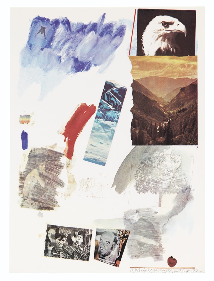 Untitled (McGovern) by Robert Rauschenberg